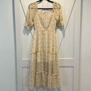 Floral maxi dress